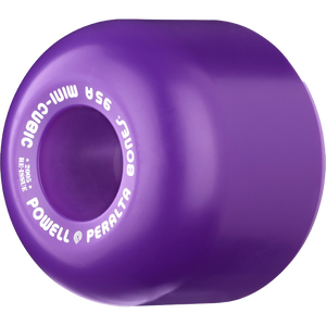 Powell Peralta Mini Cube (95a) Purple 64mm Longboard Wheels (Set of 4)