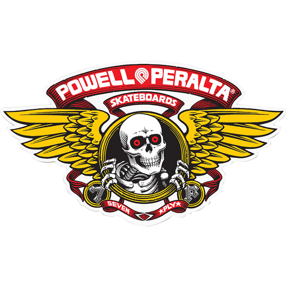 Powell Peralta Winged Ripper Og Oval Decal Red