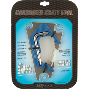 Sk8ology Carabiner II Tool Blue/Sil