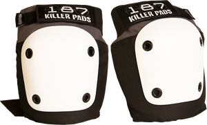 187 Fly Knee Pads XL-Grey/Black W/White 