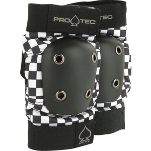 Protec Street Elbow L-Check Black/White 