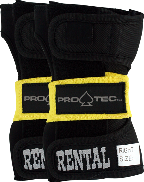 Protec Rental Wrist S-Black/Yellow 