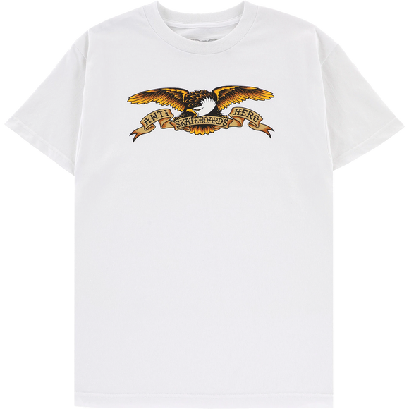 Antihero Eagle T-Shirt - Size: SMALL White/Blue Multi