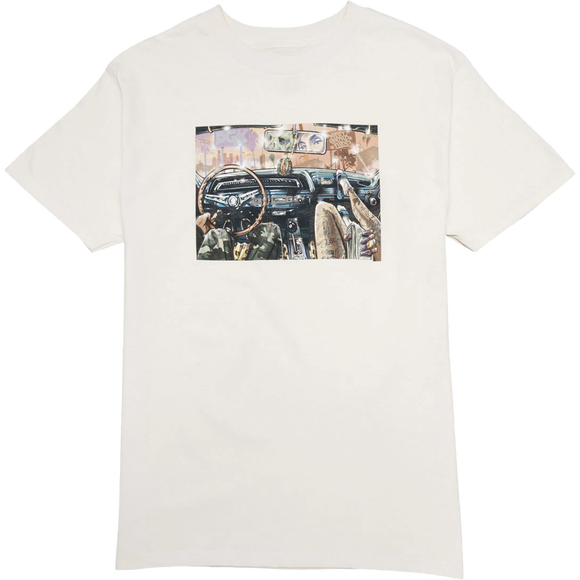 DGK Boulevard Kings T-Shirt - Size: SMALL Cream