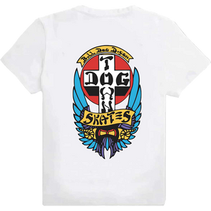 Dogtown Bull Dog T-Shirt - Size: SMALL White