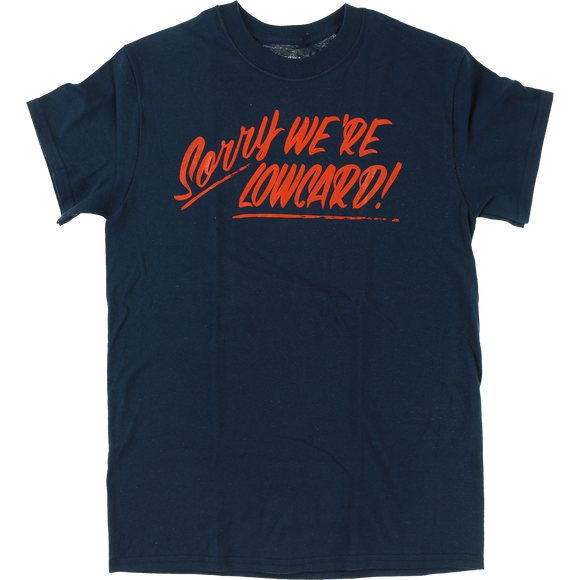 Lowcard Sorry T-Shirt - Size: SMALL Navy