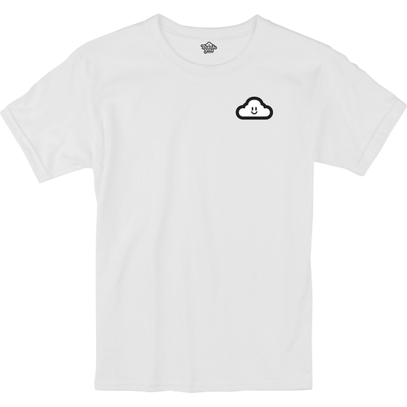 Thank You Cloudy T-Shirt - Size: X-LARGE White