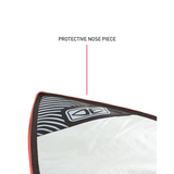 O&E Ocean & Earth Barry Gusset Compact Longboard Cover 8'6" Silver