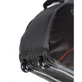 O&E Ocean & Earth Triple Wheel Shortboard Cover 7'6" Black/Red