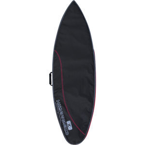 O&E Ocean & Earth Compact Day Shortboard Cover 7'0" Black/Red