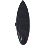 O&E Ocean & Earth Compact Day Shortboard Cover 7'0" Black/Red