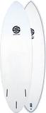 Santa Cruz Pumpkin Seed Whitewall 6' Pintail with Custom Fitted Board Bag