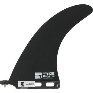 Fins Unlimited D Performance 8" Black Surfboard FIN 