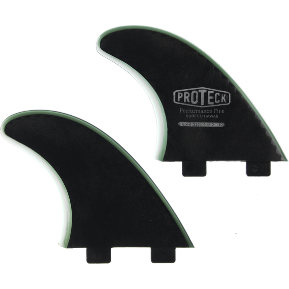 Proteck Perform Fcs Side 4.5 Black Surfboard FIN  -  SET OF 2PCS