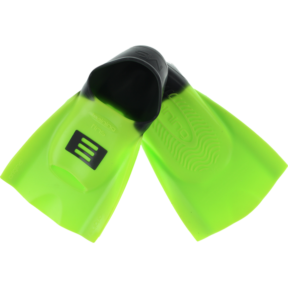 DMC Training Swim Fins - MEDIUM/LARGE Green/Charcoal (Size 9-10)