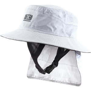 Ocean and Earth Mens Indo Stiff Peak Surf HAT - L-White 