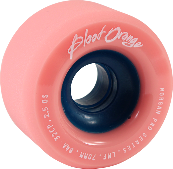 Blood Orange Morgan 70mm 84a Coral Longboard Wheels (Set of 4)