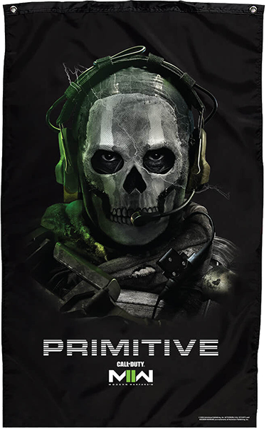 Primitive Ghost Banner Black