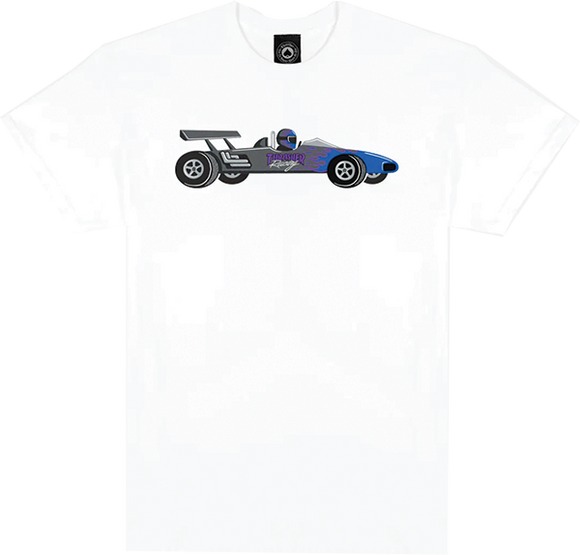 Thrasher Racecar T-Shirt - Size: LARGE White