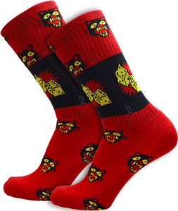 Psockadelic Burger Baby Crew Socks 