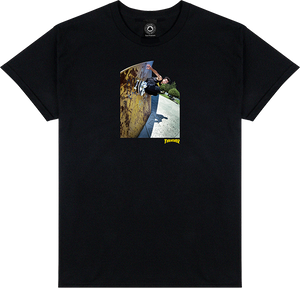 Thrasher Mic-E Wallride T-Shirt - Size: MEDIUM Black