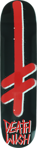 Deathwish Gang Logo Skateboard Deck -8.0 Black/Red DECK ONLY