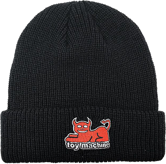 Toy Machine Devil Cat Dock BEANIE Black