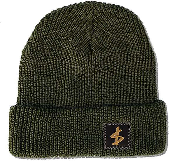 Slave Standard Label Basic BEANIE Surplus Green