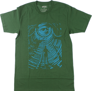 Opera Slither T-Shirt - Size: SMALL Dark Green