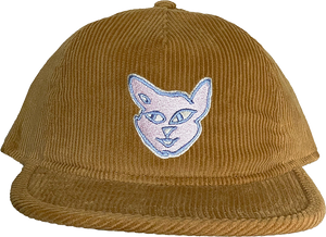 Pylon Ramsay Cat Cord Skate Skate HAT - Adjustable Tan  