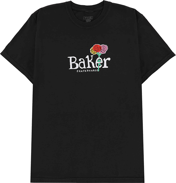 Baker Fleurs Wash T-Shirt - Size: X-LARGE Black