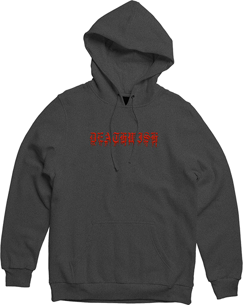 Deathwish Creepy Crawlers Hooded Sweatshirt - MEDIUM Heather Grey