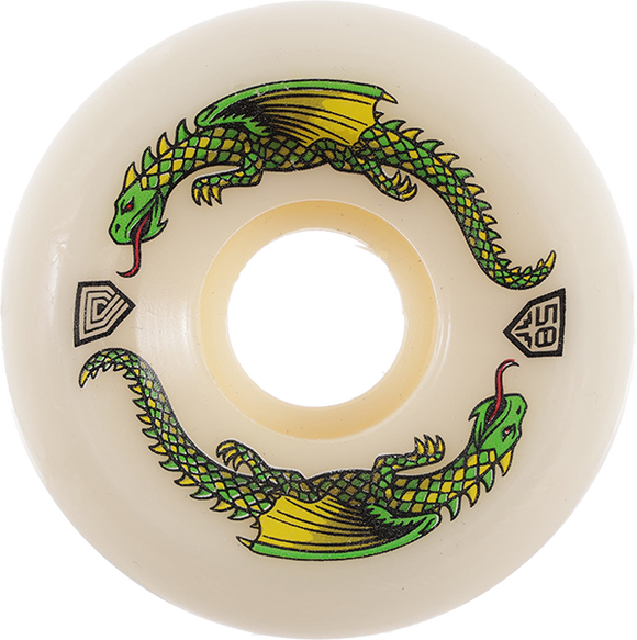 Powell Peralta Df Rat Bones Wheels II 58/33mm 93a Off White Skateboard Wheels (Set of 4)