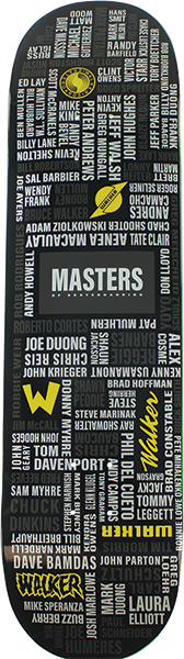 Walker Masters Skateboard Deck -8.25 DECK ONLY