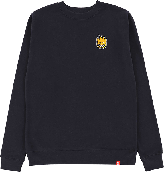 Spitfire Lil Bighead Fill Classic Crew Sweatshirt - SMALL Navy