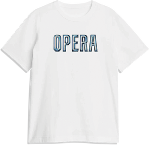 Opera 3D T-Shirt - Size: X-LARGE White