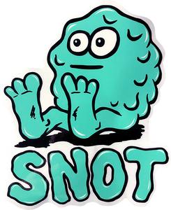 SNOT BOOGER LOGO XS STICKER