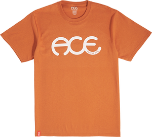 Ace Rings T-Shirt - Size: SMALL Burnt Orange