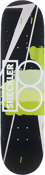 Plan B Sheckler Mixed Media Skateboard Deck -8.25 DECK ONLY