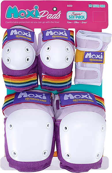 187 6-Pack Pad Set Xs-Moxi Lavender 