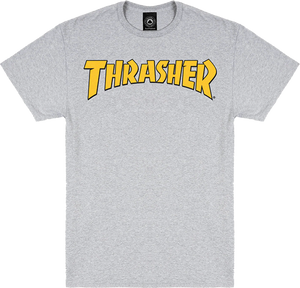 Thrasher Cover Logo T-Shirt - Size: MEDIUM Ash Grey