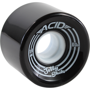 Acid Jelly Shots 59mm 82a Black Skateboard Wheels (Set of 4)