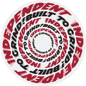 Independent Btg Speed Ring Sticker 4x4 Red/Black