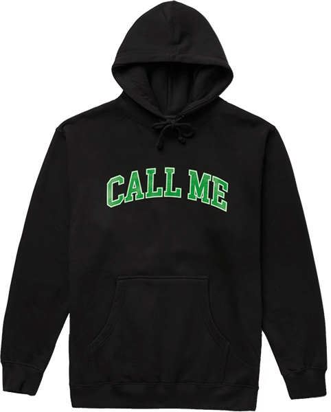 Call Me 917 Call Me Hooded Sweatshirt - SMALL Black