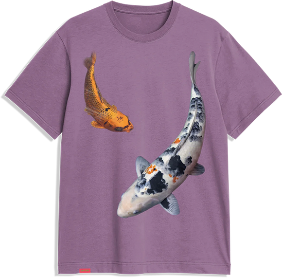 Jacuzzi Koi T-Shirt - Size: SMALL Berry