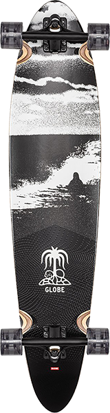 Globe Pinner Classic Complete Skateboard -9x40 Coconut/Black Tide 