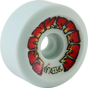 Speedlab Cranksters 66mm 95a White Longboard Wheels (Set of 4)