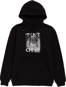 Antihero Tent City Hooded Sweatshirt - SMALL Black