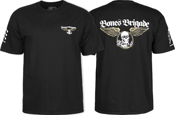 Bones Wheels Brigade An Autobiography T-Shirt - Size: SMALL Black