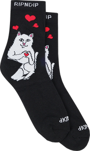 Rip N Dip Nermal Loves Mid Socks Black 